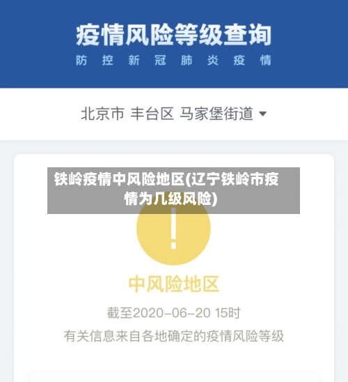 铁岭疫情中风险地区(辽宁铁岭市疫情为几级风险)-第3张图片