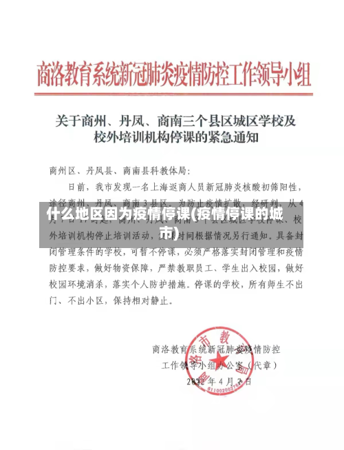 什么地区因为疫情停课(疫情停课的城市)