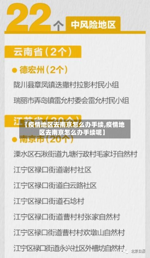 【疫情地区去南京怎么办手续,疫情地区去南京怎么办手续呢】-第2张图片