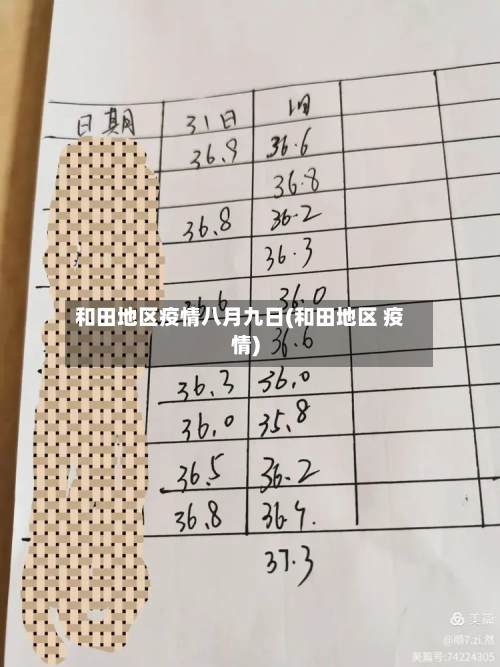 和田地区疫情八月九日(和田地区 疫情)
