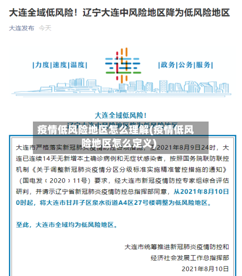 疫情低风险地区怎么理解(疫情低风险地区怎么定义)
