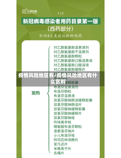 疫情风险地区有/疫情风险地区有什么区别-第3张图片
