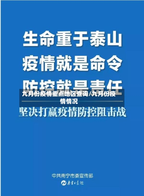 九月份疫情重点地区查询/九月份疫情情况